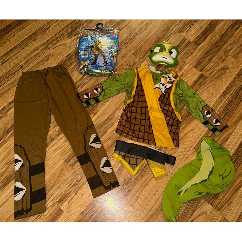 Skylanders Stink Bomb Halloween Size Large Boys 12-14 Rubies Costume